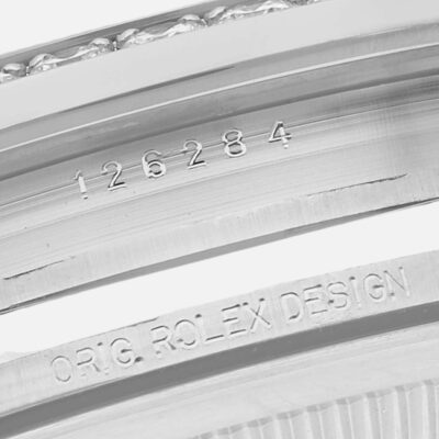 Rolex Datejust 126284 Silver Diamond Dial Steel 41mm