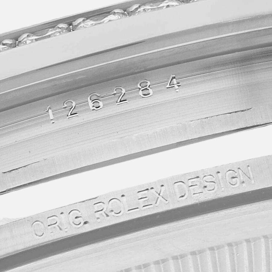 Rolex Datejust 126284 Silver Diamond Dial Steel 41mm