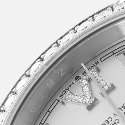Rolex Datejust 126284 Silver Diamond Dial Steel 41mm
