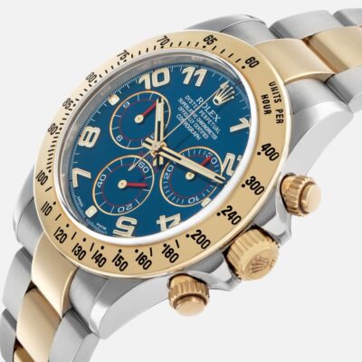Rolex Daytona 116523 Steel & Yellow Gold Blue Dial Chronograph