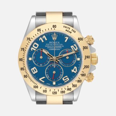 Rolex Daytona 116523 Steel & Yellow Gold Blue Dial Chronograph