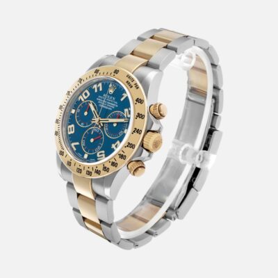Rolex Daytona 116523 Steel & Yellow Gold Blue Dial Chronograph