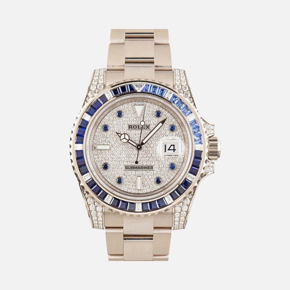 Rolex Submariner 116659 Sapphire & Diamond Bezel Platinum 40mm