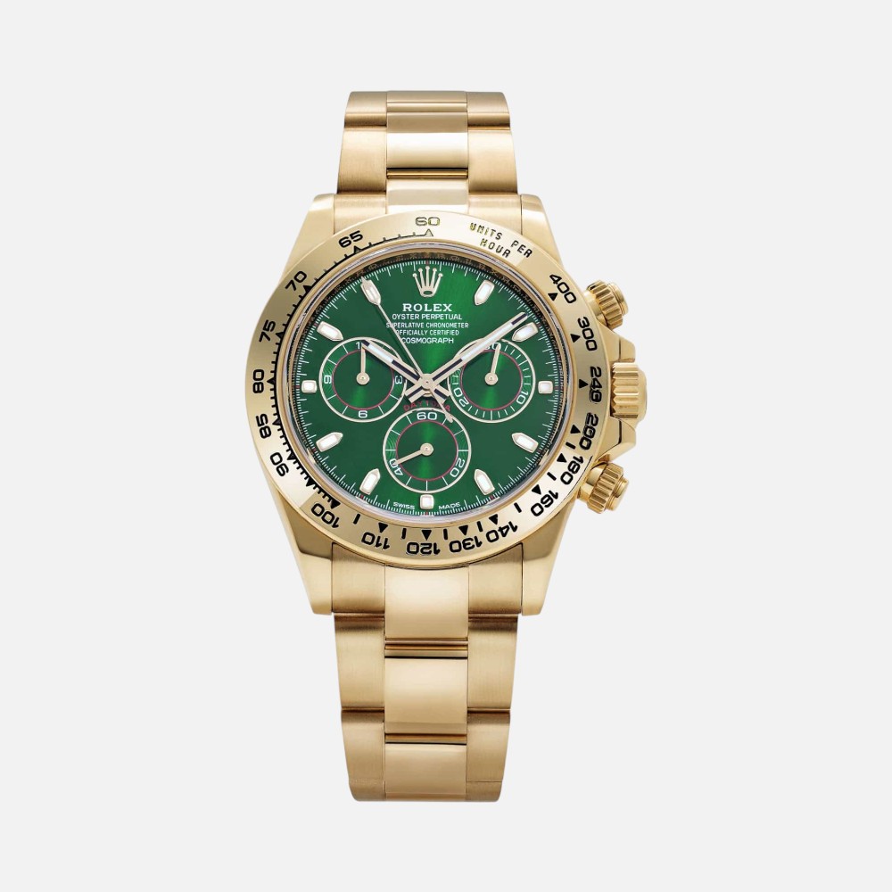Rolex Daytona 116508 Yellow Gold Green Dial “John Mayer” 40mm