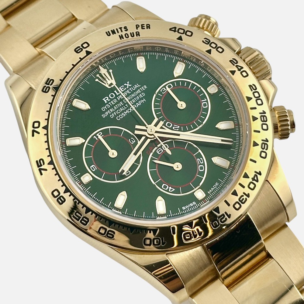 Rolex Daytona 116508 Yellow Gold Green Dial “John Mayer” 40mm