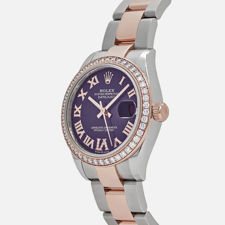 Rolex Datejust 31 278381RBR Aubergine Purple Dial Two-Tone