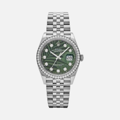 Rolex Datejust 31 278383RBR Green Flower Dial Two-Tone Gold Steel (Copy)