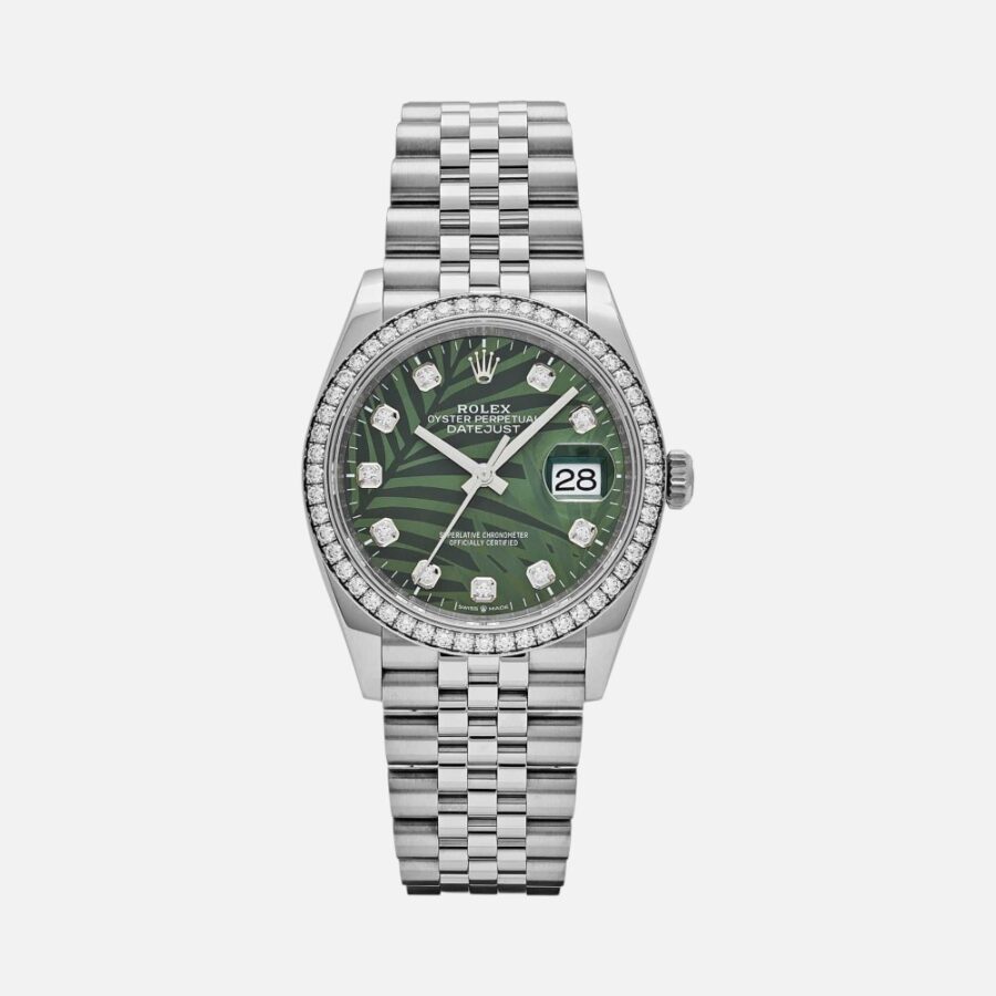 KFUYHG (6) Rolex Datejust 31 278383RBR Green Flower Dial Two-Tone Gold Steel (Copy)