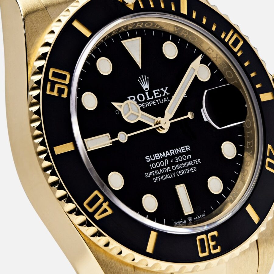 Rolex Submariner Date 126618LN Yellow Gold Black Dial 40mm