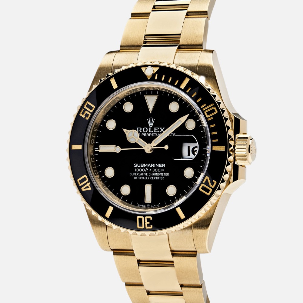 Rolex Submariner Date 126618LN Yellow Gold Black Dial 40mm