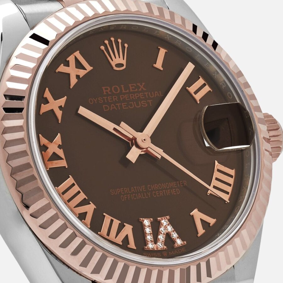 Rolex Datejust 31 278271 Chocolate Roman Dial Steel Everose Gold