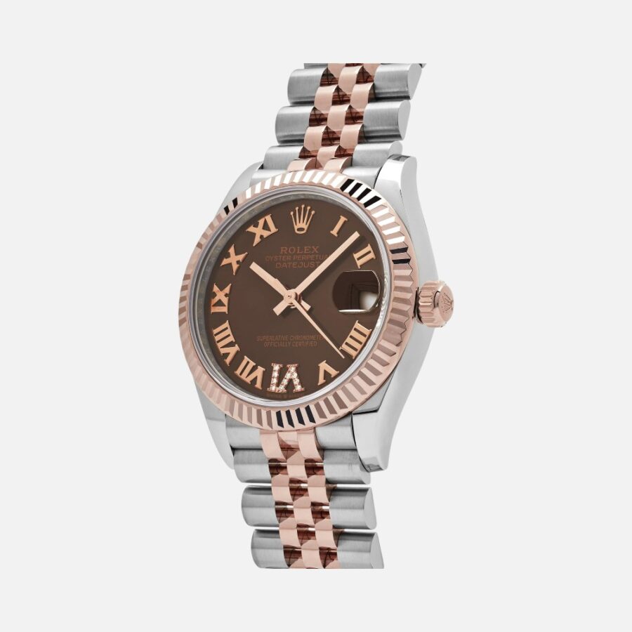 Rolex Datejust 31 278271 Chocolate Roman Dial Steel Everose Gold
