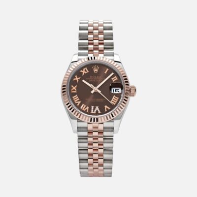 Rolex Datejust 31 278271 Chocolate Roman Dial Steel Everose Gold