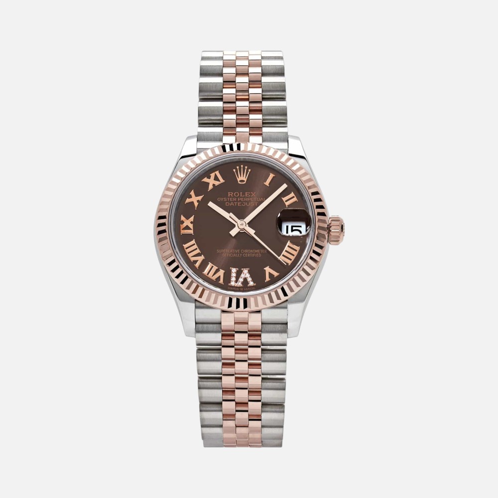 Rolex Datejust 31 278271 Chocolate Roman Dial Steel Everose Gold