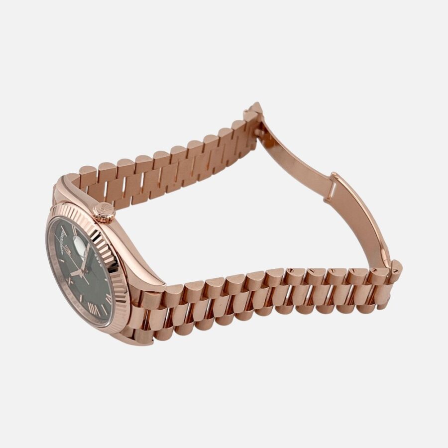 Rolex Day-Date 228235 Olive Green Dial Rose Gold 40mm