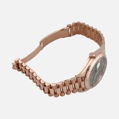 Rolex Day-Date 228235 Olive Green Dial Rose Gold 40mm