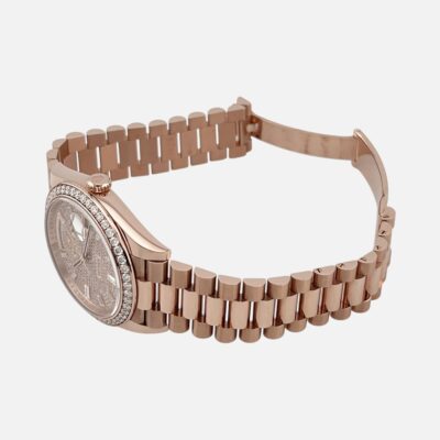 Rolex Day-Date 40 228345RBR Diamond Dial  Bezel Rose Gold