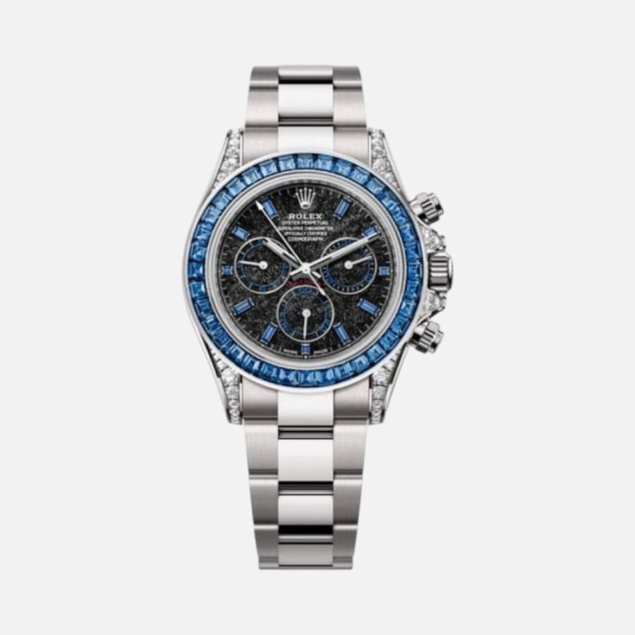 dhjfebeyfbhyuhdyuhdyuh Rolex Daytona 126599TSA White Gold Silver Sheen Obsidian Dial 40mm