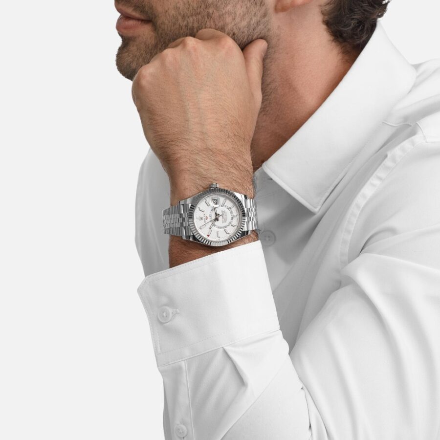 Rolex Sky-Dweller 326934 Stainless Steel White Dial 42mm