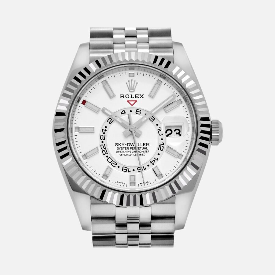 Rolex Sky-Dweller 326934 Stainless Steel White Dial 42mm