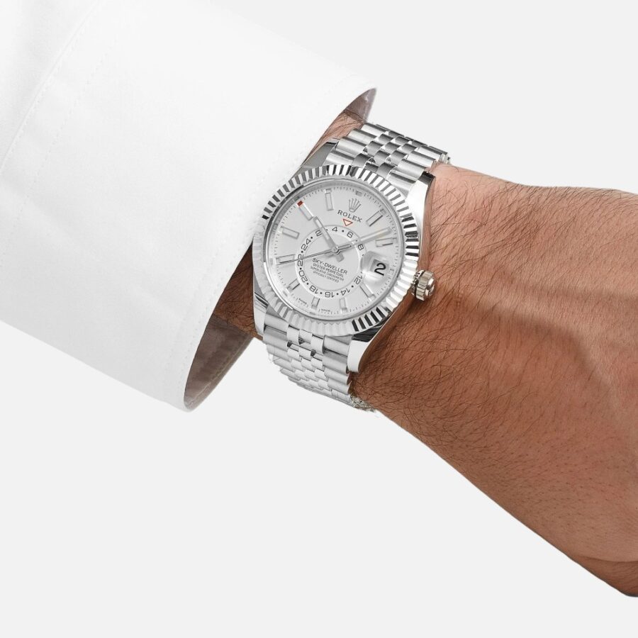 Rolex Sky-Dweller 326934 Stainless Steel White Dial 42mm