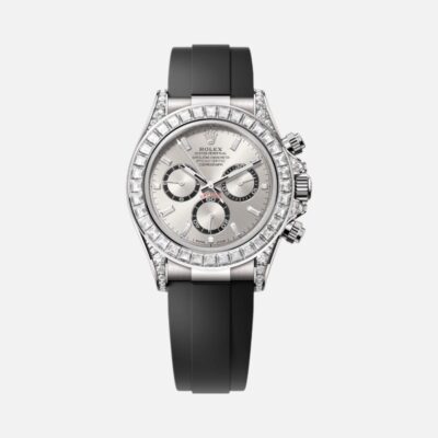 Rolex Daytona 126539TBR White Gold Grey Diamond Dial Diamond Bezel