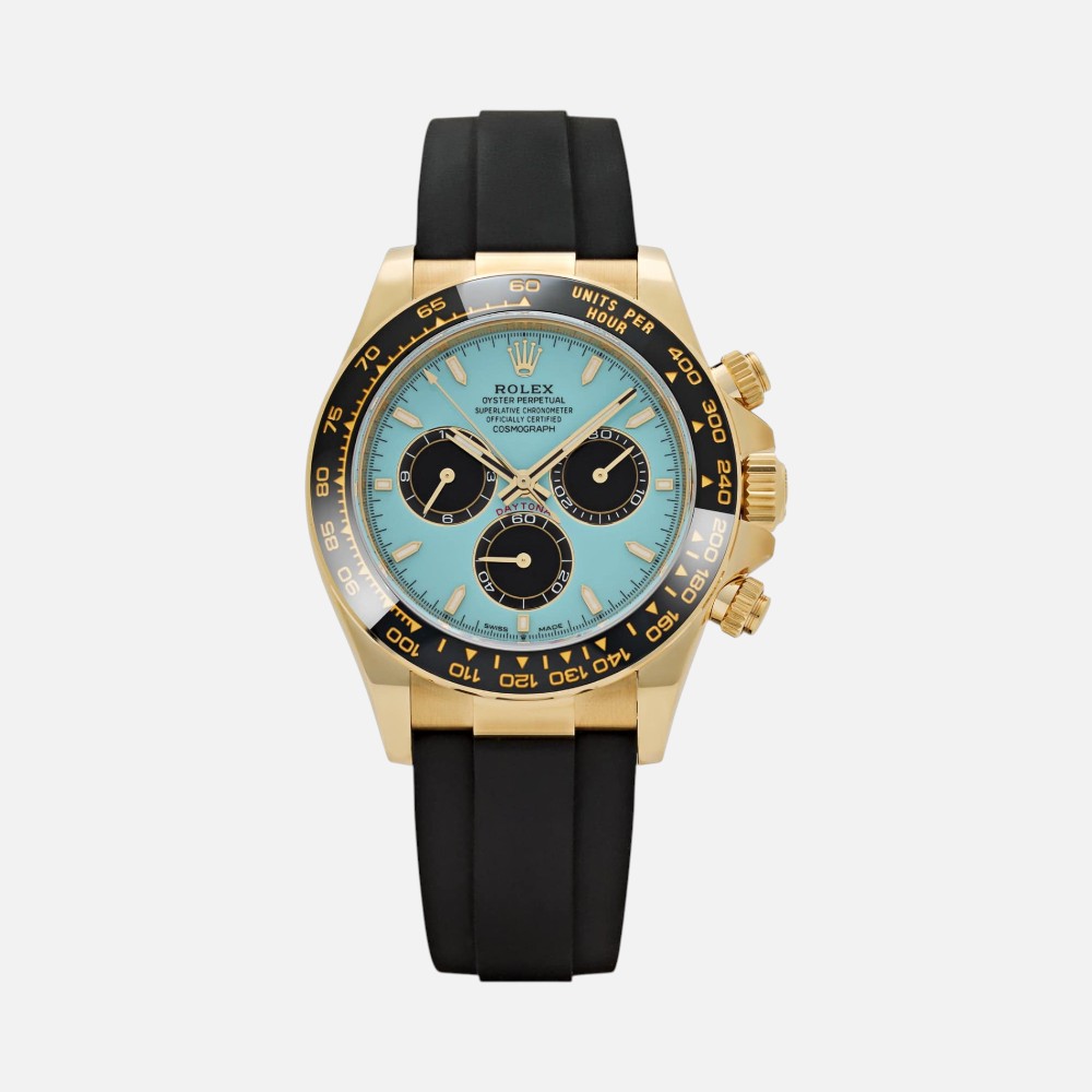 Rolex Daytona 126518LN Yellow Gold Turquoise Dial 40mm