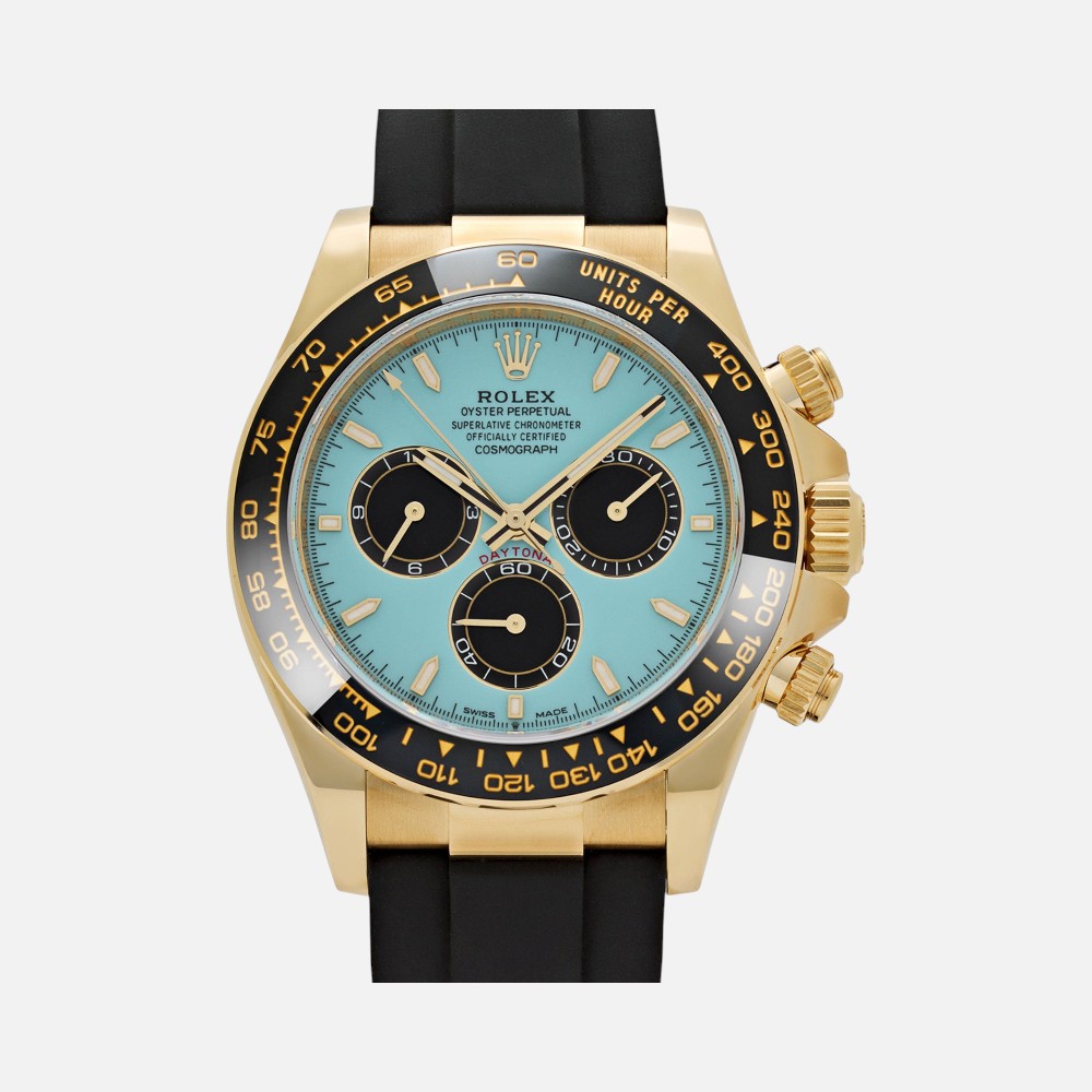 Rolex Daytona 126518LN Yellow Gold Turquoise Dial 40mm