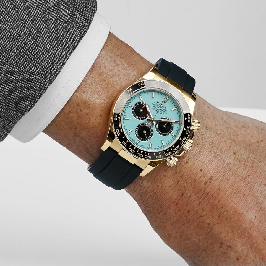 Rolex Daytona 126518LN Yellow Gold Turquoise Dial 40mm