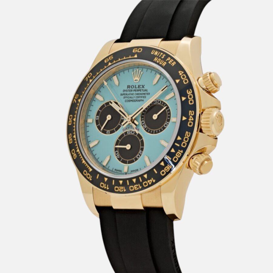 Rolex Daytona 126518LN Yellow Gold Turquoise Dial 40mm