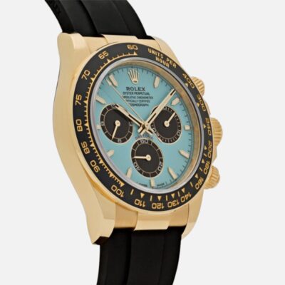 Rolex Daytona 126518LN Yellow Gold Turquoise Dial 40mm