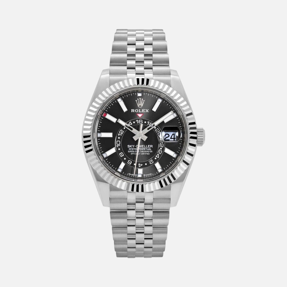 Rolex Sky-Dweller 326934 Stainless Steel Black Dial 42mm
