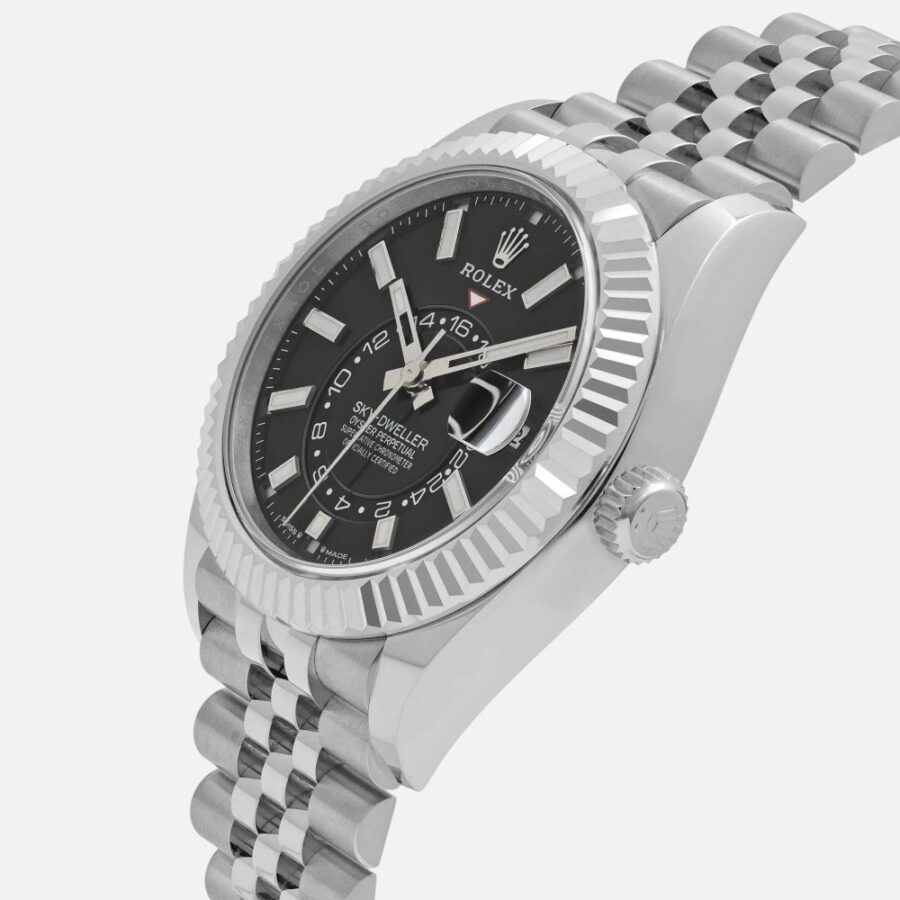 Rolex Sky-Dweller 326934 Stainless Steel Black Dial 42mm