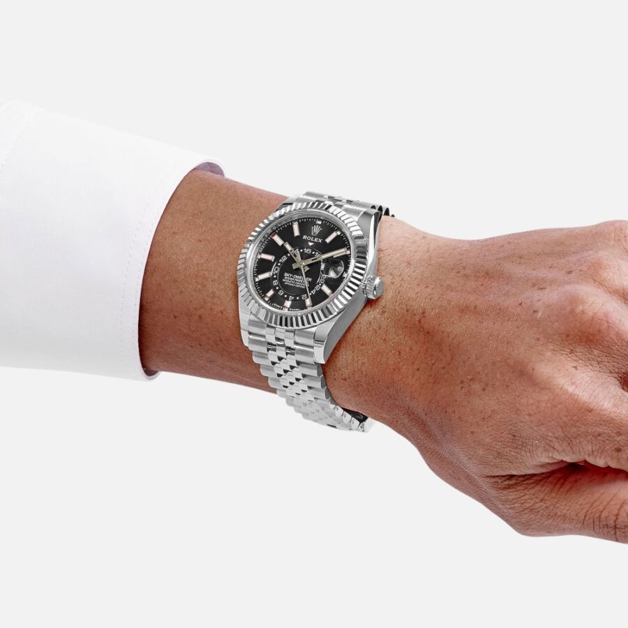 Rolex Sky-Dweller 326934 Stainless Steel Black Dial 42mm