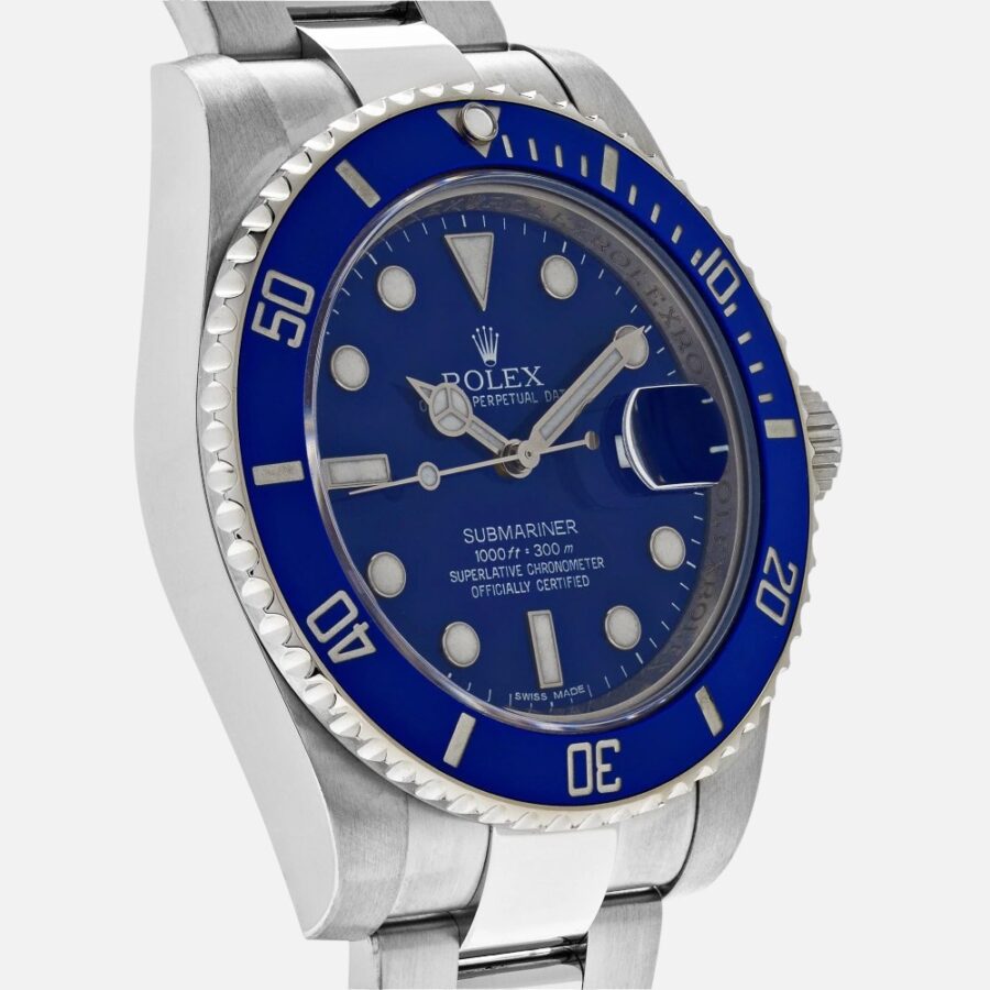 Rolex Submariner Date 116619LB Smurf Blue Dial White Gold 40mm