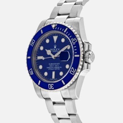 Rolex Submariner Date 116619LB Smurf Blue Dial White Gold 40mm