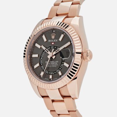 Rolex Sky-Dweller 326935 Everose Gold Rhodium Slate Grey Dial