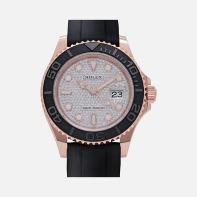Rolex Yacht-Master 40 116655 Everose Gold Pavé Diamond Dial