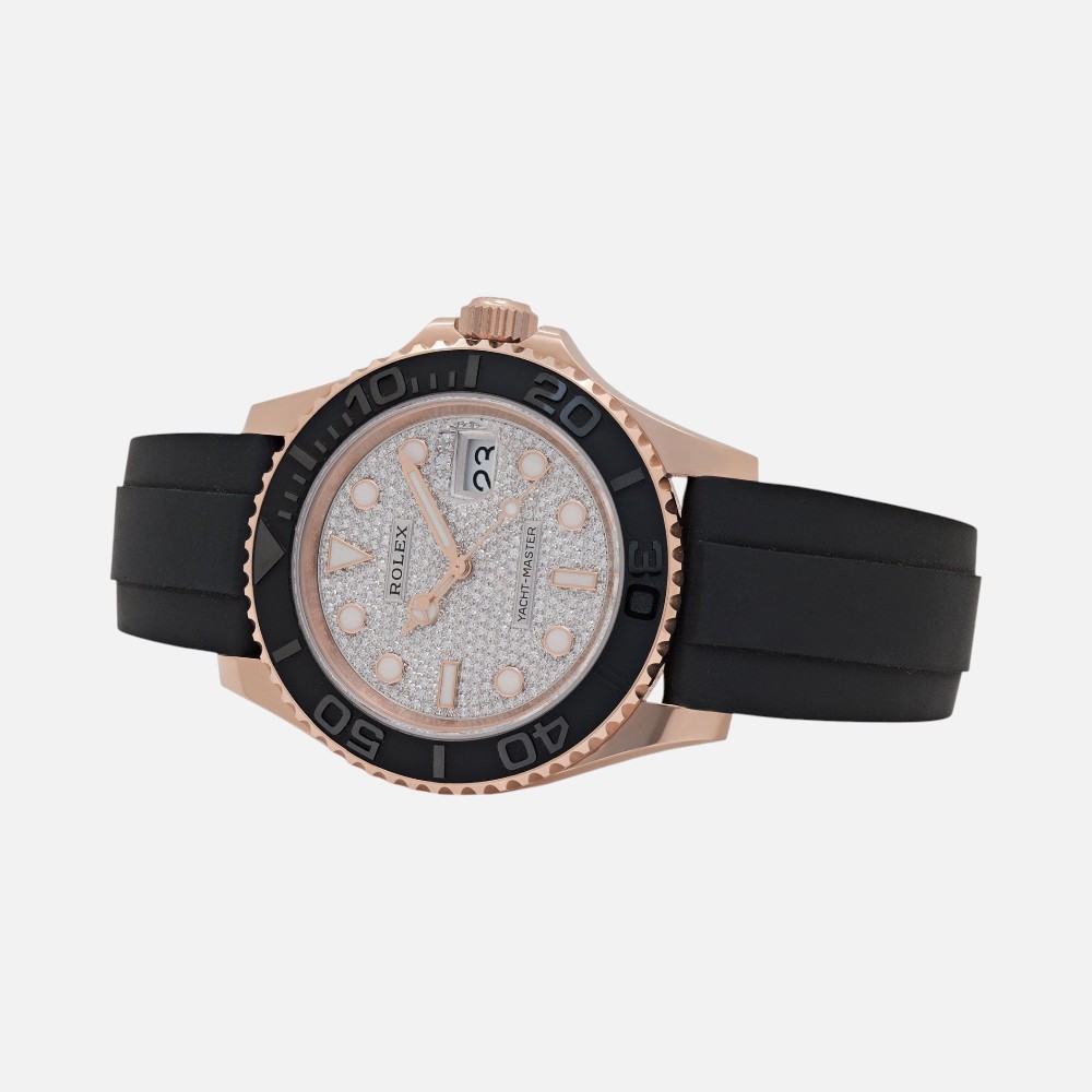 Rolex Yacht-Master 40 116655 Everose Gold Pavé Diamond Dial