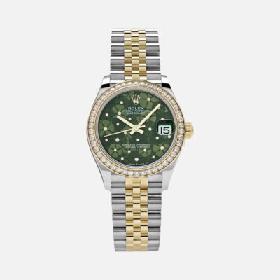 Rolex Datejust 31 278383RBR Green Flower Dial Two-Tone Gold Steel