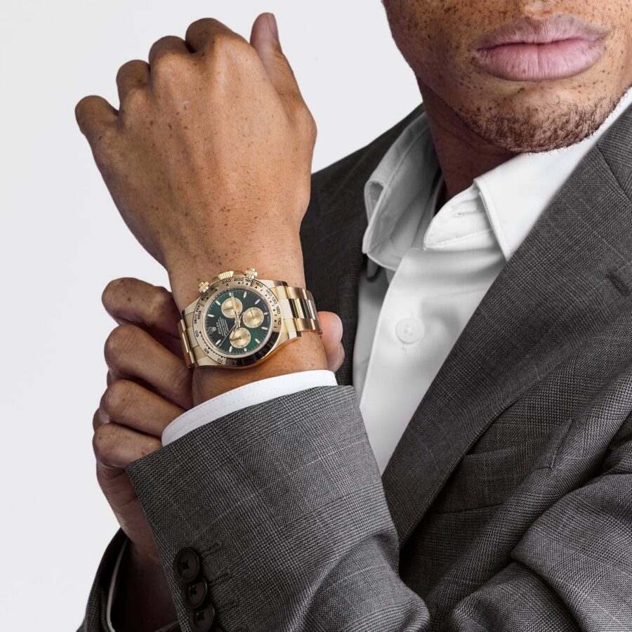 Rolex Daytona 126508 John Mayer (Yellow Gold, Bright Green & Golden Dial,)
