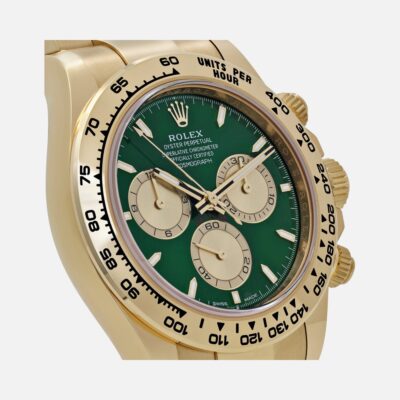 Rolex Daytona 126508 John Mayer (Yellow Gold, Bright Green & Golden Dial,)