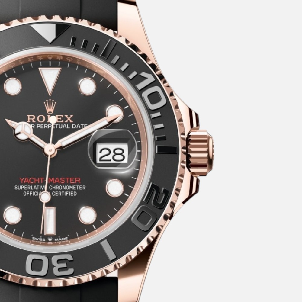 Rolex Yacht-Master 37 268655 Everose Gold Black Dial