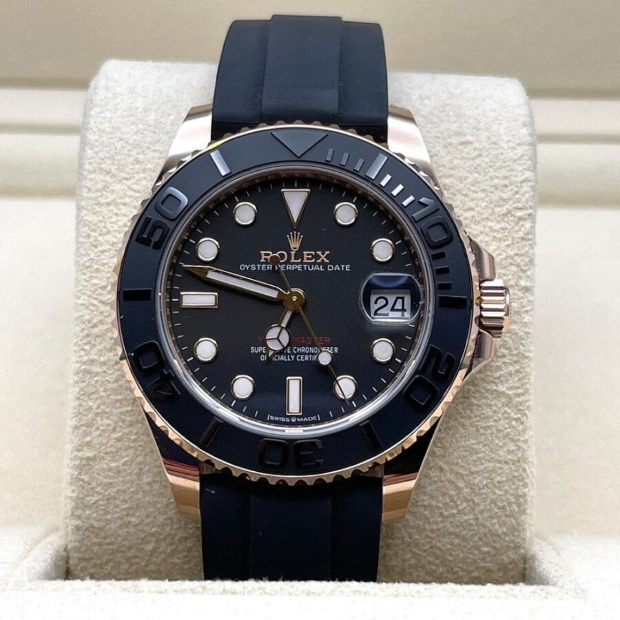 Rolex Yacht-Master 37 268655 Everose Gold Black Dial