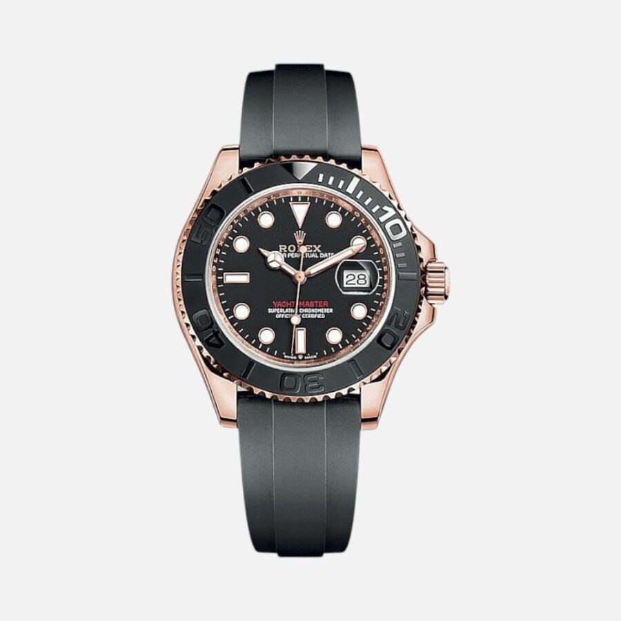 Rolex Yacht-Master 37 268655 Everose Gold Black Dial