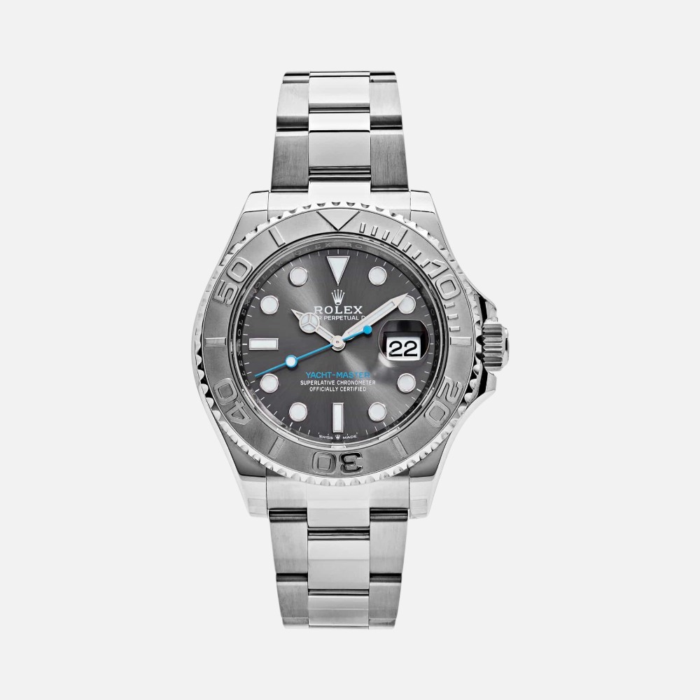 Rolex Yacht-Master 40 116622 Steel Platinum Rhodium Dial