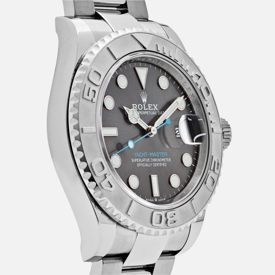Rolex Yacht-Master 40 116622 Steel Platinum Rhodium Dial