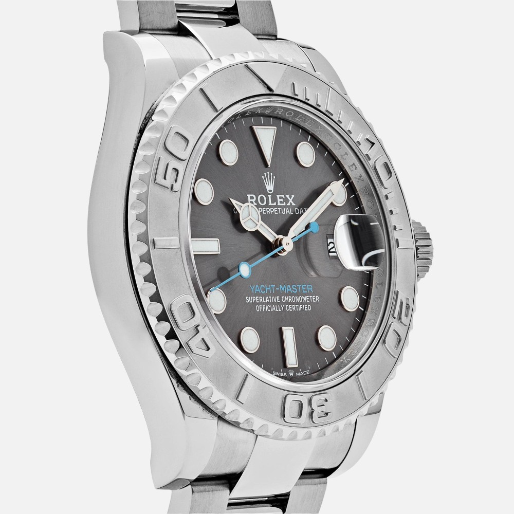 Rolex Yacht-Master 40 116622 Steel Platinum Rhodium Dial